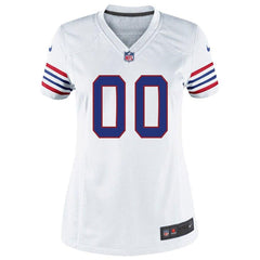 Buffalo Bills Women's Custom Throwback Game Jersey - White 2019