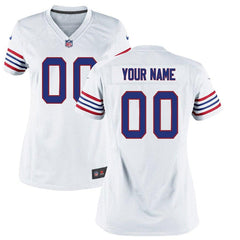 Buffalo Bills Women's Custom Throwback Game Jersey - White 2019