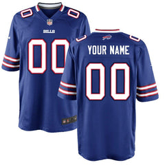 Buffalo Bills Youth Custom Game Jersey - Royal 2019