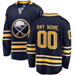 Buffalo Sabres Home Breakaway Custom Jersey - Blue 2019