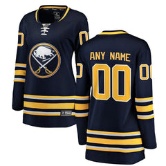 Buffalo Sabres Women's Home Breakaway Custom Jersey - Blue 2019