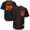 Image of Buster Posey San Francisco Giants Majestic Alternate Cool Base Player Jersey - Black 2019