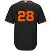 Image of Buster Posey San Francisco Giants Majestic Alternate Official Cool Base Replica Player Jersey - Black 2019