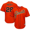 Image of Buster Posey San Francisco Giants Majestic Cool Base Player Jersey - Orange 2019