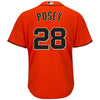 Image of Buster Posey San Francisco Giants Majestic Cool Base Player Jersey - Orange 2019