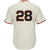 Image of Buster Posey San Francisco Giants Majestic Official Team Cool Base Player Jersey – Cream 2019