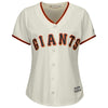 Image of Buster Posey San Francisco Giants Majestic Women's Cool Base Player Jersey - Cream 2019