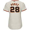 Image of Buster Posey San Francisco Giants Majestic Women's Cool Base Player Jersey - Cream 2019