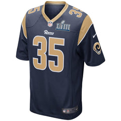 C.J. Anderson Los Angeles Rams Super Bowl LIII Bound Game Jersey – Navy 2019