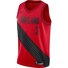 C.J. McCollum Portland Trail Blazers Swingman Jersey - Statement Edition – Red 2019