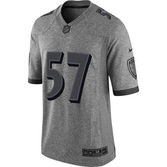 C.J. Mosley Baltimore Ravens Gridiron Gray Limited Jersey - Gray 2019