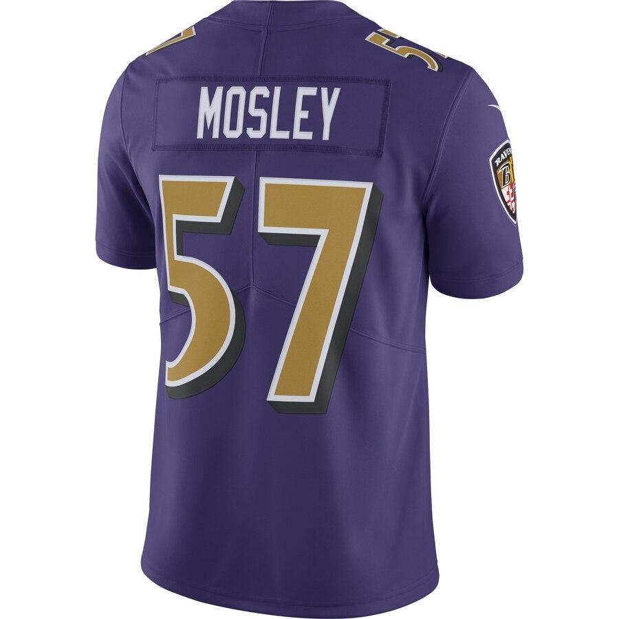C.J. Mosley Baltimore Ravens Vapor Untouchable Color Rush Limited Player Jersey - Purple 2019