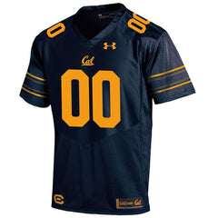 Cal Bears Under Armour Custom Home Jersey - Navy 2019