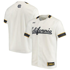 Cal Bears Under Armour Performance Replica Baseball Jersey - White 2019