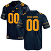 Image of Cal Bears Under Armour Youth Custom Home Jersey - Navy 2019