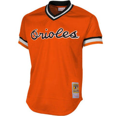 Cal Ripken Jr Baltimore Orioles Mitchell & Ness 1988 Cooperstown Collection Mesh Batting Practice Jersey - Orange 2019