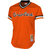 Image of Cal Ripken Jr Baltimore Orioles Mitchell &amp; Ness 1988 Cooperstown Collection Mesh Batting Practice Jersey - Orange 2019