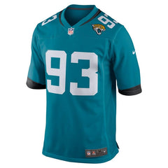 Calais Campbell Jacksonville Jaguars New Game Jersey – Teal 2019