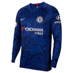 Callum Hudson-Odoi Chelsea 2019 Home Stadium Long Sleeve Replica Player Jersey – Blue 2019