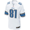 Image of Calvin Johnson Detroit Lions Game Jersey - White 2019