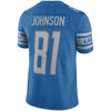 Image of Calvin Johnson Detroit Lions Retired Player Vapor Untouchable Limited Throwback Jersey - Blue 2019