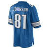 Image of Calvin Johnson Detroit Lions Youth Limited Jersey - Light Blue 2019