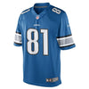 Image of Calvin Johnson Detroit Lions Youth Limited Jersey - Light Blue 2019