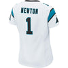 Image of Cam Newton #1 Carolina Panthers Women's Game Jersey - White 2019