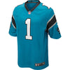 Image of Cam Newton Carolina Panthers Alternate Game Jersey - Blue 2019