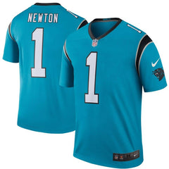 Cam Newton Carolina Panthers Color Rush Legend Jersey - Blue 2019