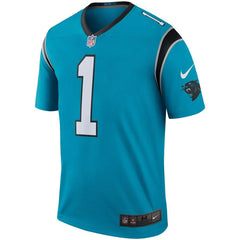 Cam Newton Carolina Panthers Color Rush Legend Jersey - Blue 2019