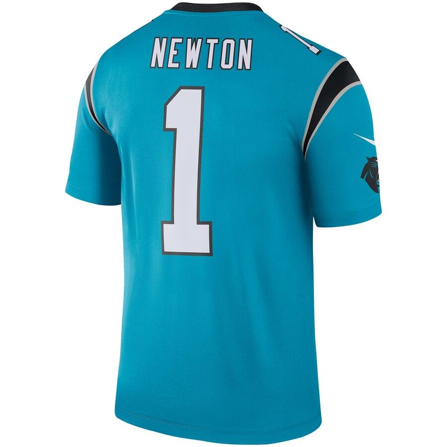 Cam Newton Carolina Panthers Color Rush Legend Jersey - Blue 2019