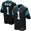 Image of Cam Newton Carolina Panthers Game Jersey - Black 2019