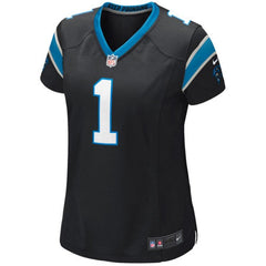 Cam Newton Carolina Panthers Girls Youth Game Jersey - Black 2019