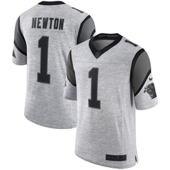 Cam Newton Carolina Panthers Gridiron Gray II Limited Jersey - Gray 2019