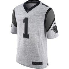 Cam Newton Carolina Panthers Gridiron Gray II Limited Jersey - Gray 2019