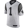 Image of Cam Newton Carolina Panthers Gridiron Gray II Limited Jersey - Gray 2019