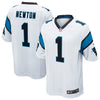 Image of Cam Newton Carolina Panthers White Game Jersey - White 2019