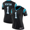 Image of Cam Newton Carolina Panthers Women's Classic Limited Player Jersey - Black 2019