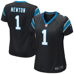 Cam Newton Carolina Panthers Women's Game Jersey - Black 2019