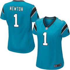 Cam Newton Carolina Panthers Women's Game Jersey - Panther Blue 2019