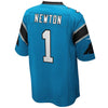 Image of Cam Newton Carolina Panthers Youth Alternate Game Jersey - Panther Blue 2019