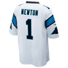 Image of Cam Newton Carolina Panthers Youth Game Jersey - White 2019