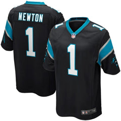 Cam Newton Carolina Panthers Youth Team Color Game Jersey - Black 2019