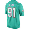 Image of Cameron Wake Miami Dolphins Team Color Limited Jersey - Aqua 2019