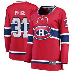 Carey Price Montreal Canadiens Women's Home Breakaway Player Jersey - Red 2019