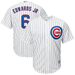 Carl Edwards Jr. Chicago Cubs Majestic Home Cool Base Replica Player Jersey - White 2019