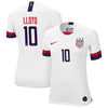 Image of Carli Lloyd USWNT Women's 2019 Home Replica Stadium Player Jersey – White 2019