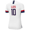 Image of Carli Lloyd USWNT Women's 2019 Home Replica Stadium Player Jersey – White 2019