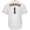 Image of Carlos Correa Houston Astros Majestic Official Cool Base Player Jersey - White 2019